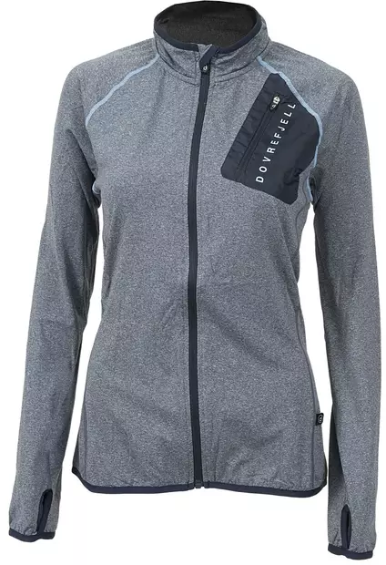 Dovrefjell Dyre Quick Dry Mood Blue fleecetakki, naiset - Fleecetakit ja -paidat - 7071217039100 - 1