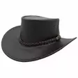 Jacaru Swagman lierihattu, naudannahkaa, ruskea - Hatut - 9331670000610 - 1
