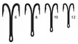 Mustad DL71UBLN Lohikoukku 10 kpl - Perhokoukut - 7021560615490 - 2
