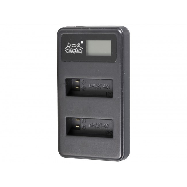 Actiongear LCD USB Charger -akkulaturi - Oheistarvikkeet ja kiinnikkeet - 5711921010690 - 1