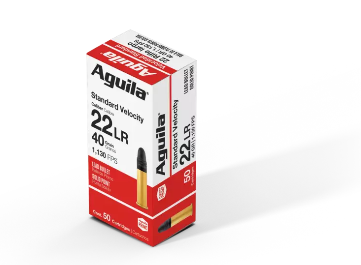Aguila .22LR Standard Velocity 2,6g - Pienoiskiväärin patruunat - 640420001050 - 3