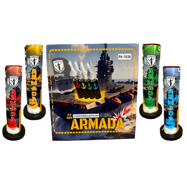 Armada ilmapommi 4kpl - Ilmapommit - 6429811303430 - 1