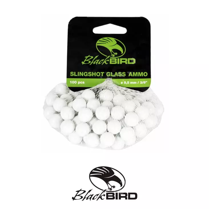 Blackbird ritsan kuulat 12mm valkoinen - Ritsat ja puhallusputket - 8052877476640 - 1