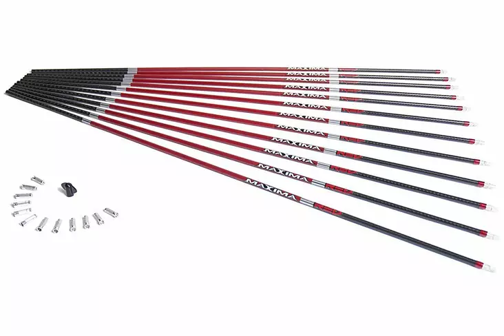Carbon Express Maxima RED 250 nuoliputki - Taljajousiin - 044734507442 - 1