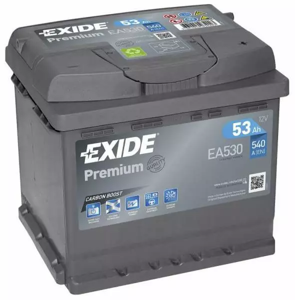 Exide EA530 12V 53Ah - Exide akut - EA530 - 2