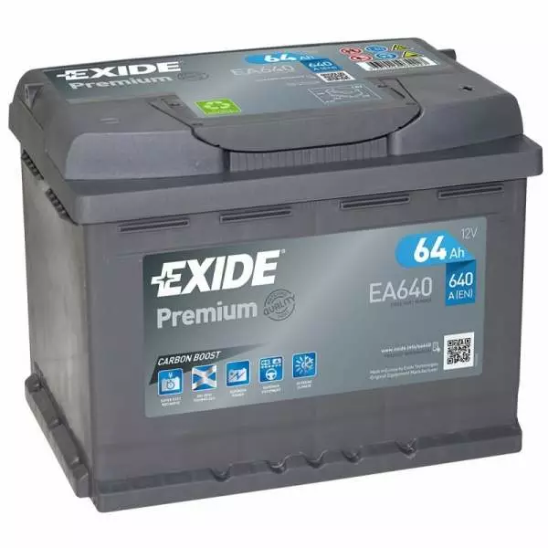 Exide Premium akku EA640 12V 64Ah - Exide akut - EA640 - 3