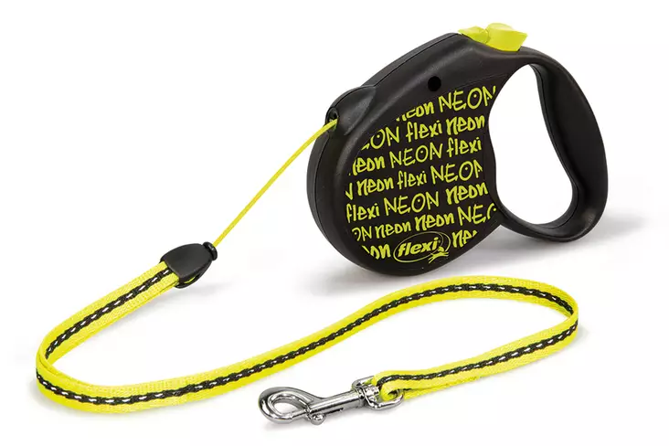 Flexi Neon talutushihna 5 metriä - Talutushihnat - 4000498018200 - 1