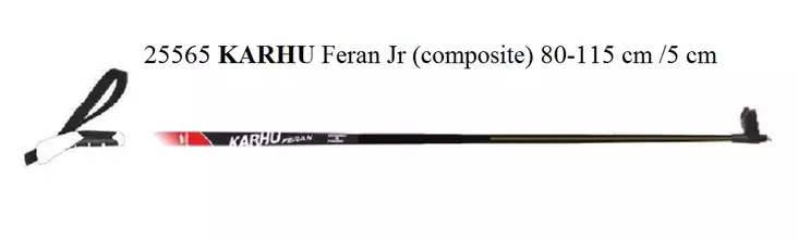 Karhu Feran JR nuorten ja lasten hiihtosauvat - Hiihtosauvat ja -varaosat - 41-25565-100 - 1