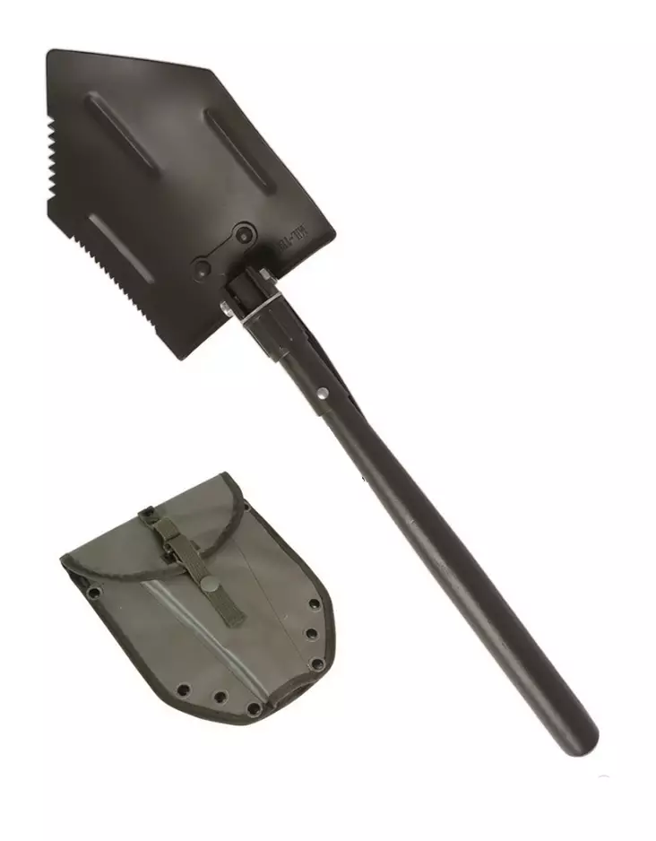 Mil-Tec Hiiliteräksinen kenttälapio puukahvalla 62cm - Muut tuotteet - 15524000 - 1