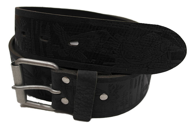 Nahkavyö FinnA Collection Musta - Vyöt ja Olkaimet - 6430011129737_90 - 1