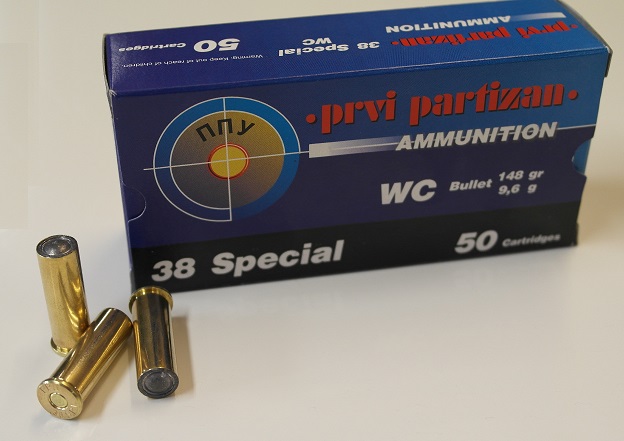 PPU .38 Special 9,6g WC 148gr - Pistoolin ja revolverin patruunat - 8605003800460 - 1
