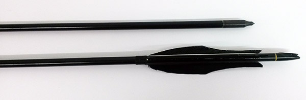 Puunuoli Ninja 4,5" Luonnonsulka - Perinnejousiin - nuoli-ninja-55-60 - 1