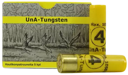 UnA Tungsten 20/76 30g no. 4 5kpl - Korvaavat haulikon patruunat - 6430068626241 - 1