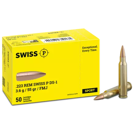 Swiss P DS-1 .223Rem FMJ patruuna - Kiväärin patruunat - P8RP7030961 - 1