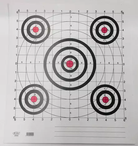 Kiikarin kohdistustaulu Tarkka - Maalitaulut - 6410362405001 - 1