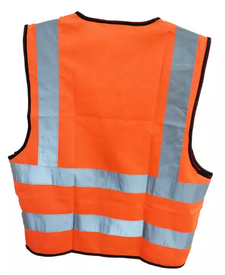 Oranssi Huomioliivi vetoketjulla - Hirviliivit ja Huomioliivit - 6430038450791 - 2