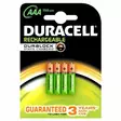 Duracell AAA Rechargeable 750mAh - Akkuparistot - 5000394090231 - 1