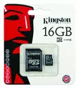 Kingston Micro SDHC adapterilla 16GB - Muistikortit - 740617173741 - 2