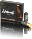 Rottweil Waidmannsheil Pappe 12/70 36g Eko-haulikonpatruuna huopatulpalla ja pahvihylsyllä - Haulikon patruunat - 4000294106811 - 1