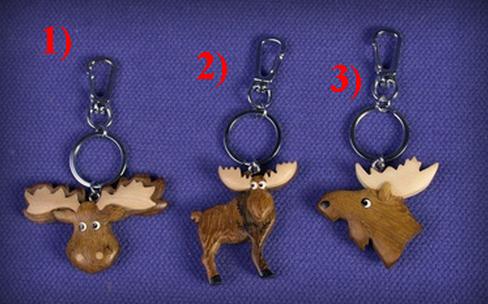 Eläin aiheinen avaimenperä - Metsästäjälle - 6430018771311HIRV1 - 1