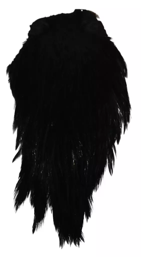 Eumer intialainen kukonniska - musta - Sulat, höyhenet, päät, pyrstöt - 6430030455701 - 1