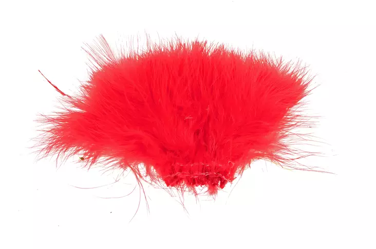 Eumer Marabou fluori-Punainen niputettu - Sulat, höyhenet, päät, pyrstöt - 6430030456401 - 1