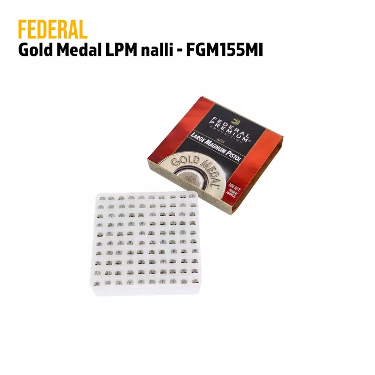 Federal Premium FGM155MI Large Pistol Match nalli - Nallit - 191061 - 1