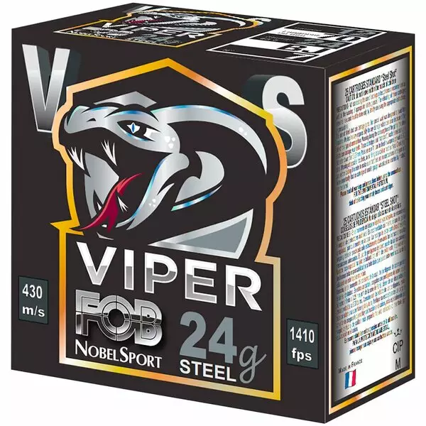FOB Viper Steel 12/70 24g no. 8 - Kiekkopatruunat - 3268790011751 - 1