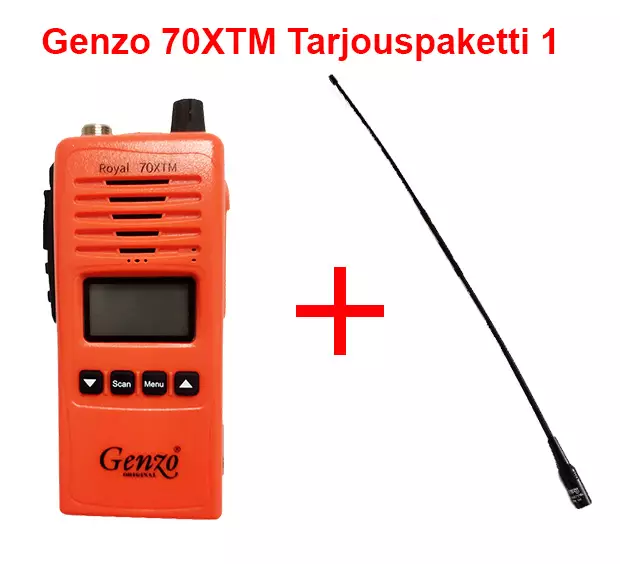 Genzo Royal 70 XTM - Tarjouspaketti 1 Erakala.fi - Metsästys VHF - genzo70XTMpaketti1 - 1