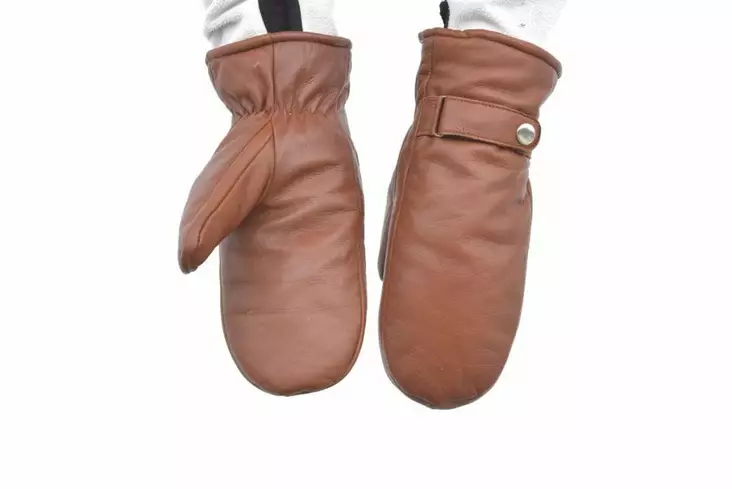 LapLap 2083 -nahkakintaat, ruskea - Talvi- ja lämpökäsineet - 6430077380851 - 1