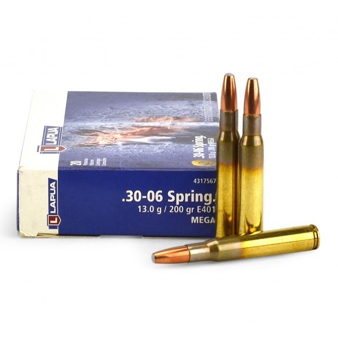 Lapua Mega .30-06 13g - Kiväärin patruunat - 6418267101721 - 3