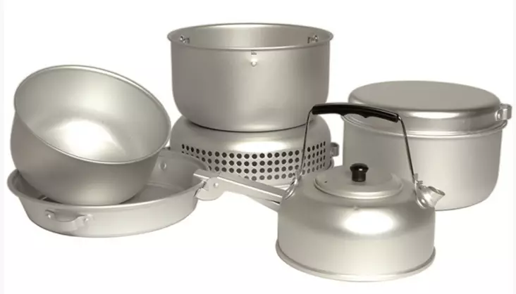 Mil-Tec Keittosetti polttimella - Retkikeittimet ja -kaasut - 4046872345241 - 1