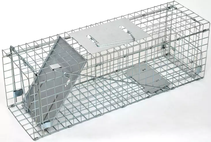 Koottava Minkkiloukku 61x18x20cm - Elävänä pyytävät - 26-001 - 1