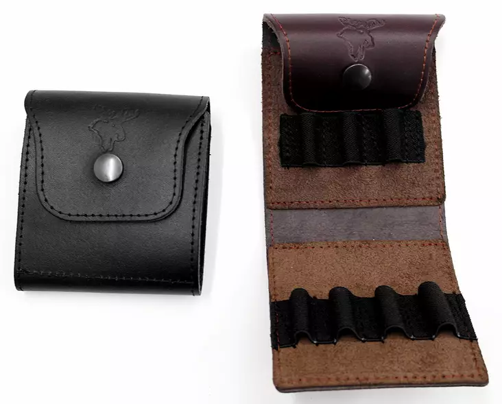 Nahka-Nasta Patruunakotelo kiv=C3=A4=C3=A4ri Musta - Patruunavyöt - 6060100000001 - 1