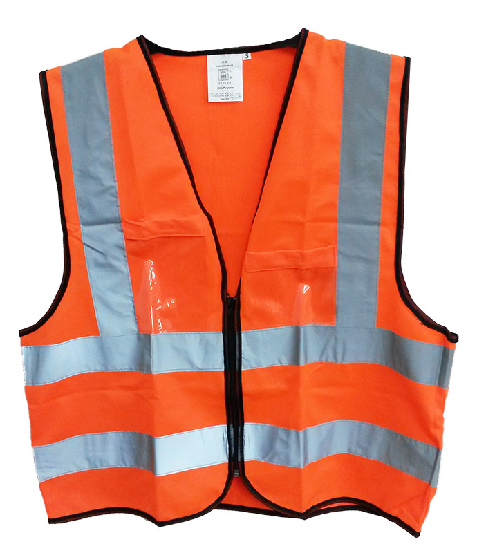 Oranssi Huomioliivi vetoketjulla - Hirviliivit ja Huomioliivit - 6430038450791 - 1