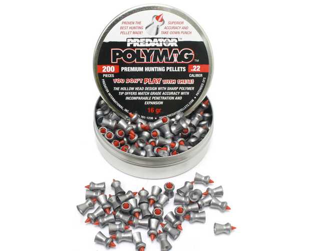 Predator Polymag 5,5mm 16gr 1,037g - Ilma-aseiden Luodit 5,5 mm - 8594180450721 - 1