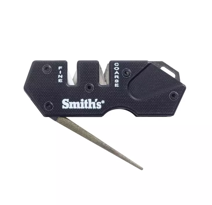 Smith's PP1-Tactical Mini-teroitin, Musta Taktinen taskuteroitin veitsille - Teroitusvälineet - 027925509821 - 1