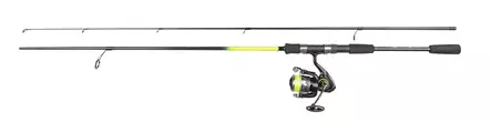Daiwa Crossfire LT Chartreuse Flame Combo avokelasetti Avokelacombo 5-25g 183cm 0,13mm - Virvelisetit - 5055545240362 - 1