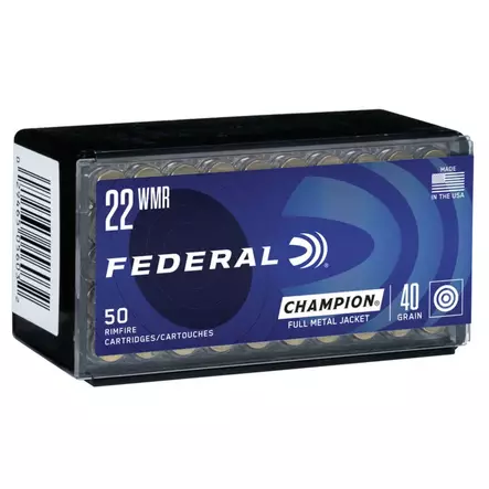 Federal Champion FMJ 2,6g .22WMR - Pienoiskiväärin patruunat - 029465056032 - 1