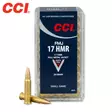 CCI .17HMR FMJ 1,3g /20gr - Pienoiskiväärin patruunat - 076683000552 - 1