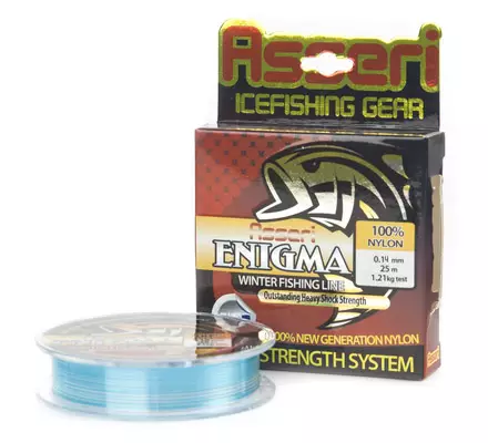 Asseri Enigma Dual Clear + Blue pilkkisiima - Monofiilit - 4743234050422 - 1