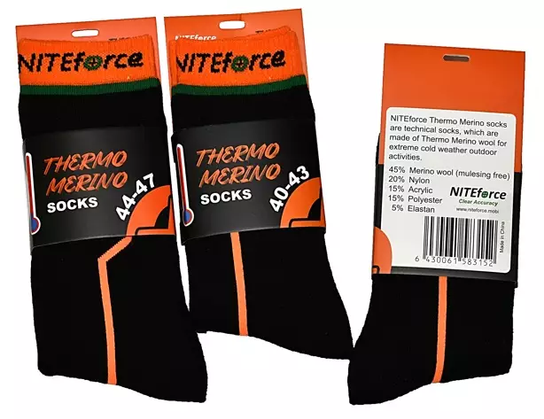 NITEforce Thermo Merino Merinovillasukat - Sukat - 6430061583152 - 1