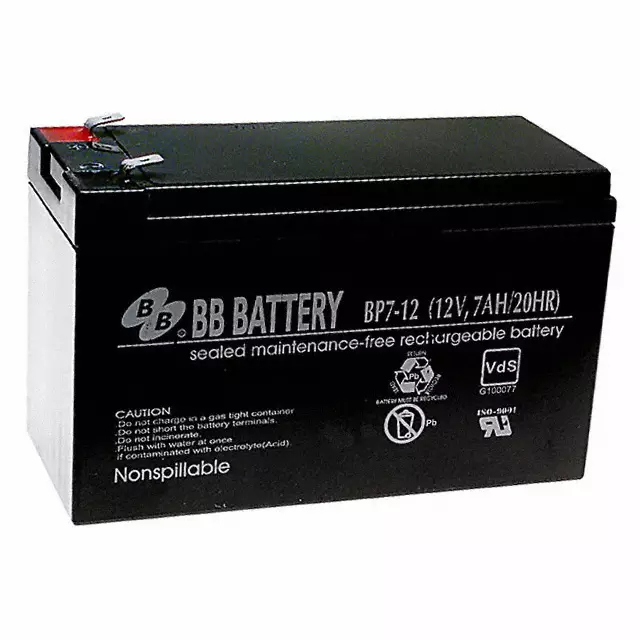 BB Battery Huoltovapaa Lyijyakku 12V 7Ah - Akut - BBBattery-BP7-12 - 1