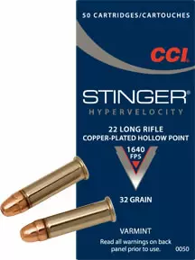 CCI Stinger Extra .22Lr HP - Pienoiskiväärin patruunat - 076683050502 - 1