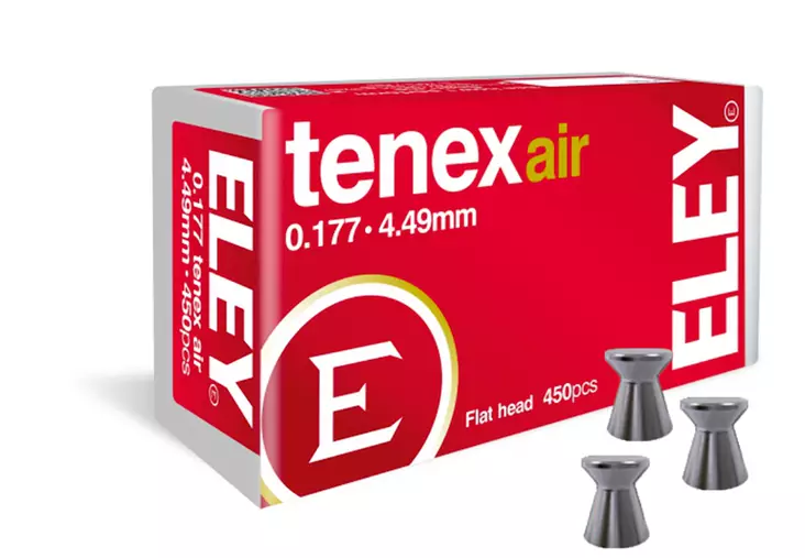 Eley Tenex Air 0,53g 4,49mm - Ilma-aseiden Luodit 4,5 mm - 650911461102 - 1