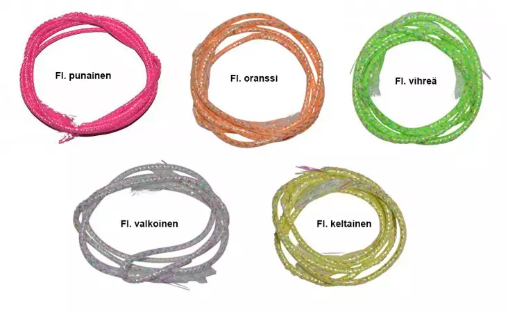 Eumer Fosfori Mylarputki Fluori - Dubbingit ja runkomateriaalit - 6430028189502 - 1