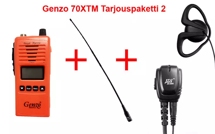 Genzo Royal 70 XTM vhf tarjouspaketti - Metsästys VHF - genzo70XTMpaketti2 - 4