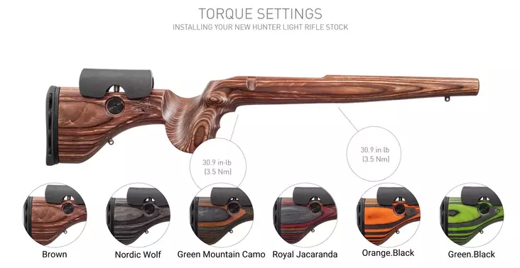 GRS Hunter Light kiväärintukki -aihio RH - Tukit ja tukin osat - 105092 - 1