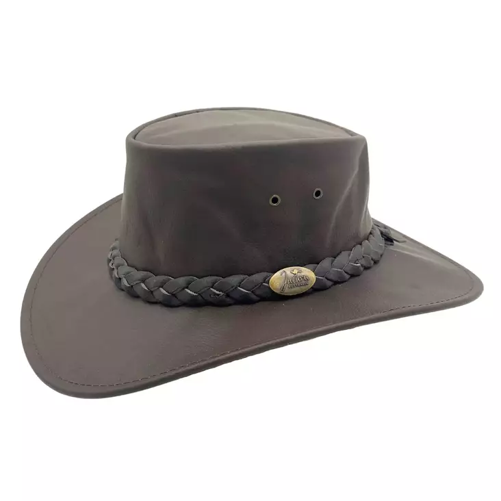 Jacaru Kangaroo Leather lierihattu, Kengurun nahka, ruskea - Hatut - 9331670000092 - 1