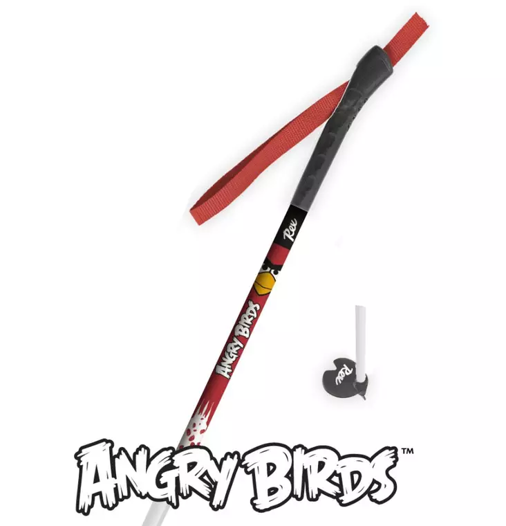 Rex Angry Birds Red Bird lasten hiihtosauvat - Sukset ja hiihtovälineet - 6416173022222 - 1